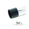 Wyatt Gatling Chrome Muffler Set with Black Gun Barrel Ends for Harley FLT 95-Up