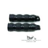 Black Three Band Style Footpeg Set- Fits See Below