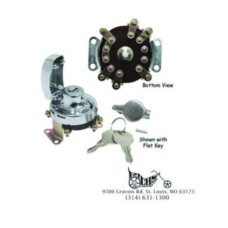 Ignition Switch for Big Twin Fat Bob 36-95 replaces HD 75105-73