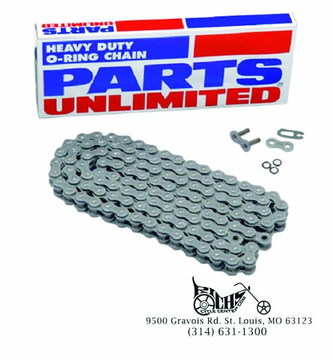520 Heavy Duty Motorcycle Chain 104 Links with 1 Connecting Link