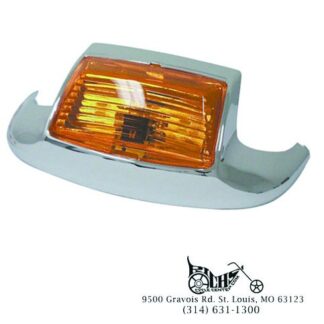 OE Style Front Amber Lighted Fender Tip Touring Models Rpls 59082-79