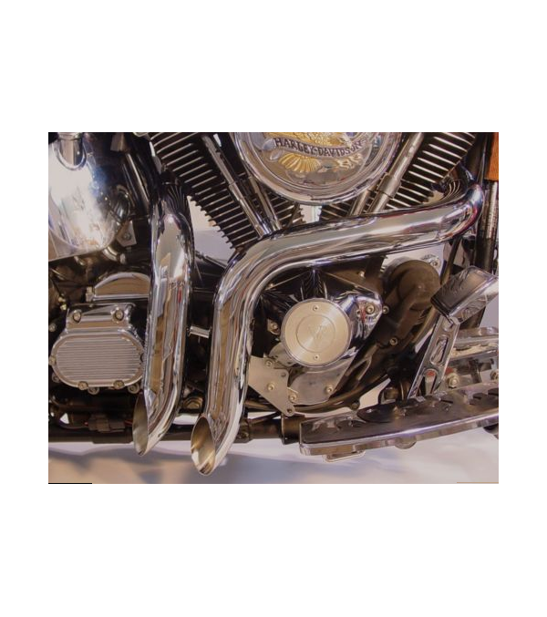 Wyatt Gatling LAF Exhaust Header Set for Harley FXST 1984-2006 30-0544