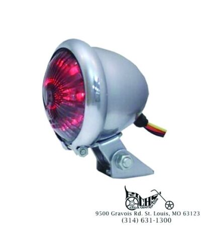 Round LED Tail Lamp with Smoked Lens - Custom application