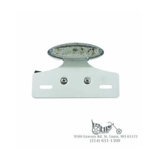 Chrome Mini LED Cateye Tail Lamp Clear Lens - Custom application