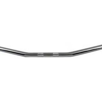 Chrome Drag Handlebar without Indents FL FX XL Sportster 74-81 15 Degree Bend