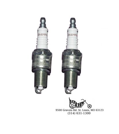 Pair Champion Spark Plugs all Twin Cam 86-Later Sportster Evolutions RA8HC