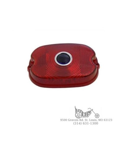 Tail Lamp Blue Dot Red Plastic Lens FL XL FX 55-72