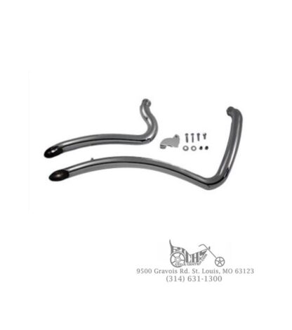 Pirate Curve Exhaust Pipes for Harley Evolution - FXST 1986-2006