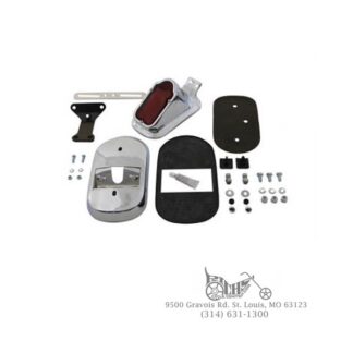 Chrome Tombstone Tail Lamp Kit - FXD 1999-UP, XL 1999-UP