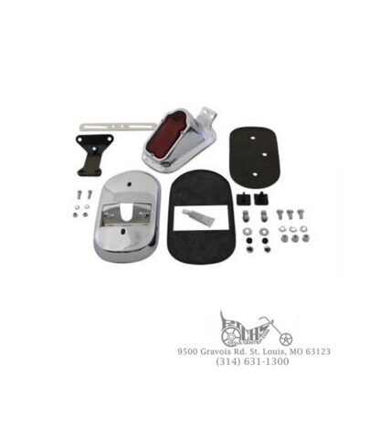 Chrome Tombstone Tail Lamp Kit - FXD 1999-UP, XL 1999-UP