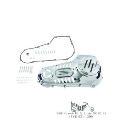 Chrome Vented Outer Primary Cover Kit for Harley FXST/FLST 1989-93