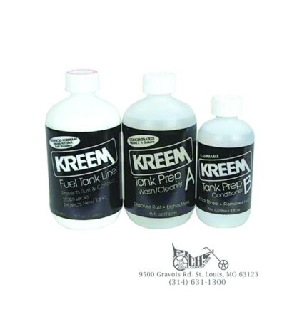 Kreem Fuel Tank Liner and Prep for all Gas Tanks