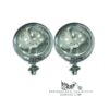 Chrome 12 Volt Spotlight Set Single Beam Bulbs FL FLT FLST 64-Up