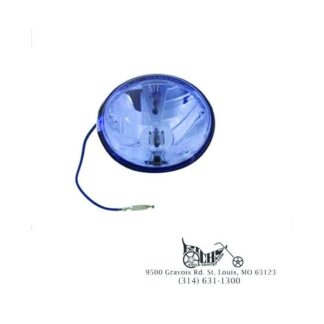 Replacement Fluted Beam Bulb 55 Watt H-3 Blue Tinted Lens