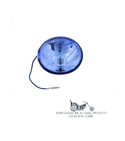 Replacement Fluted Beam Bulb 55 Watt H-3 Blue Tinted Lens