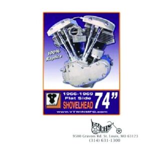 18x24 Harley Shovelhead Metal Shop Sign